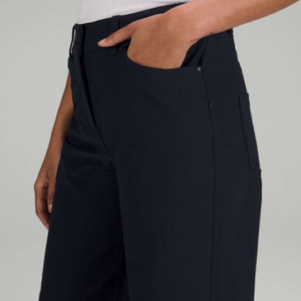 lululemon athletica Navy Wide-Leg Trousers - Picture 4 of 12